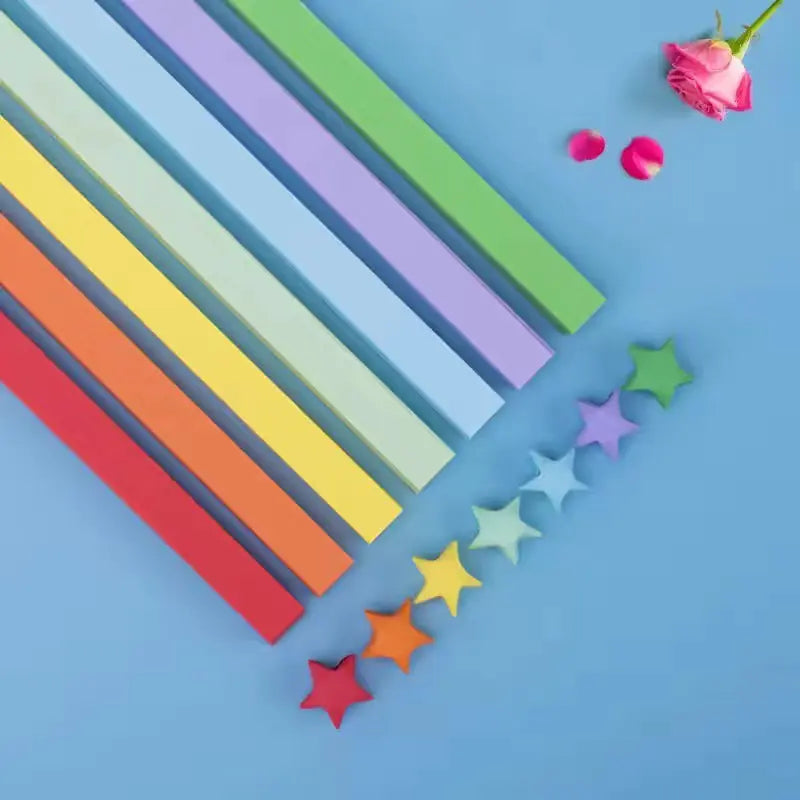 30 Colors Star Paper Strips for Lucky Origami Stars