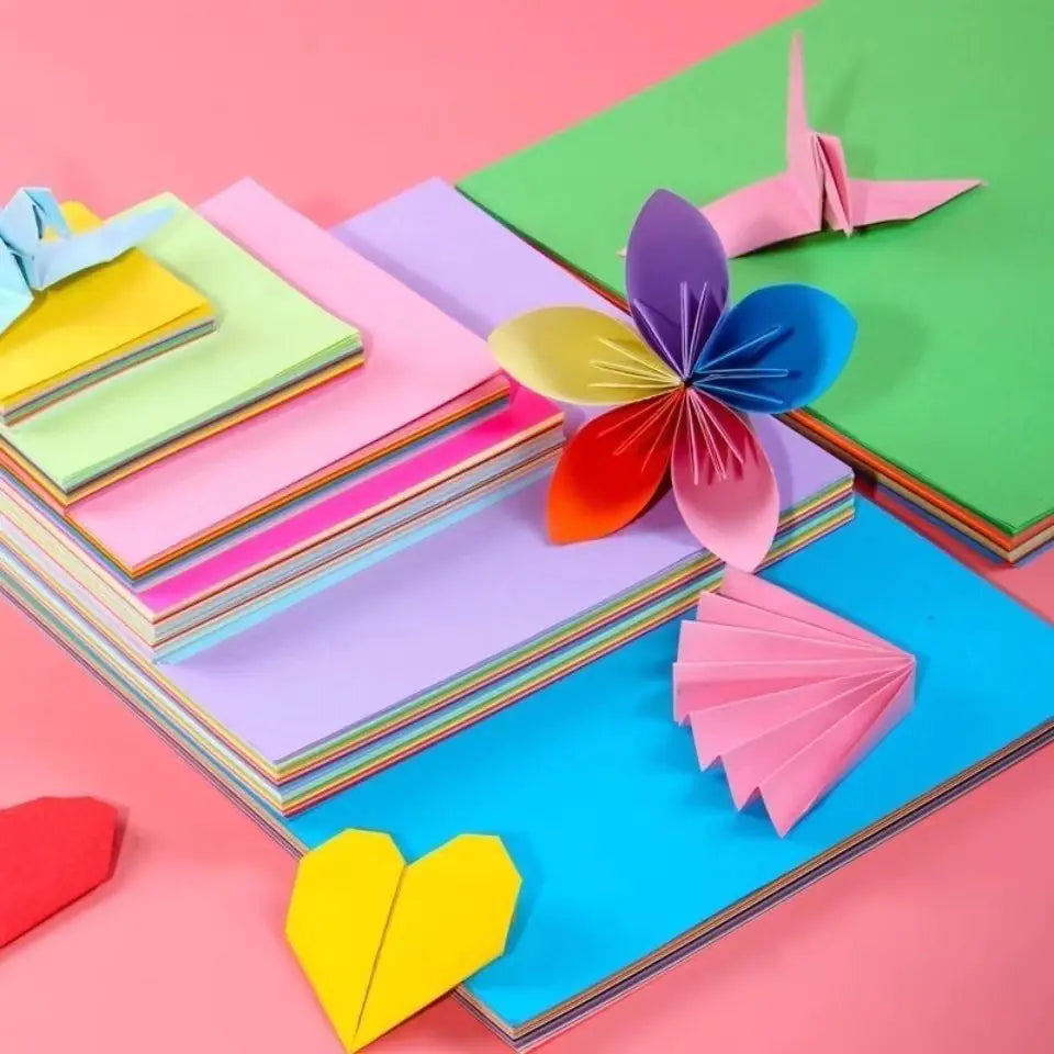 70g Quality Colored Origami Paper for Kids Crafts