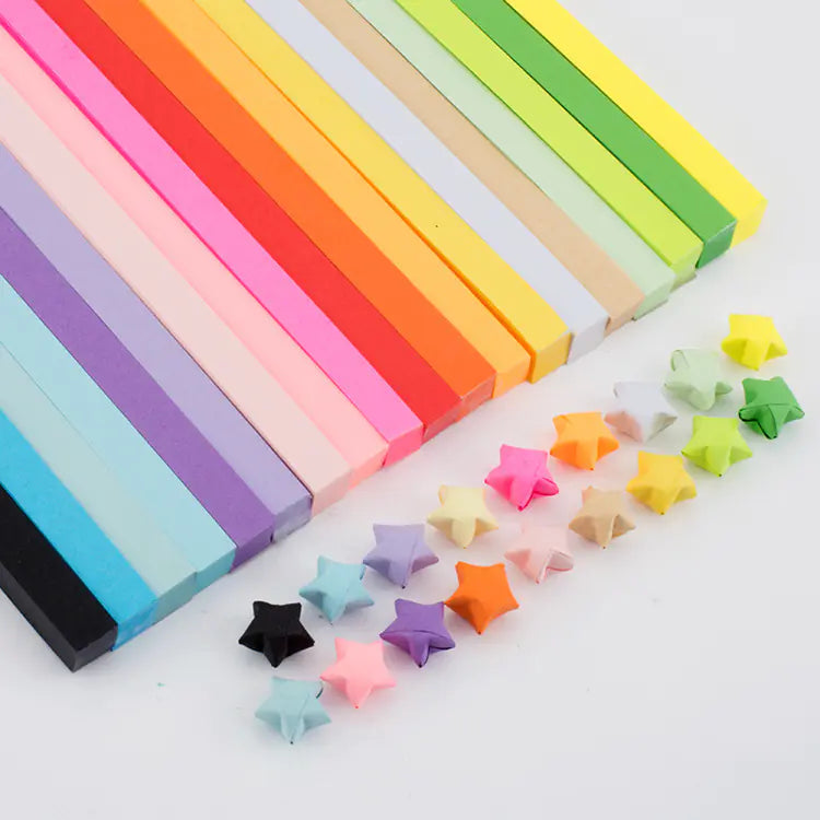 30 Colors Star Paper Strips for Lucky Origami Stars