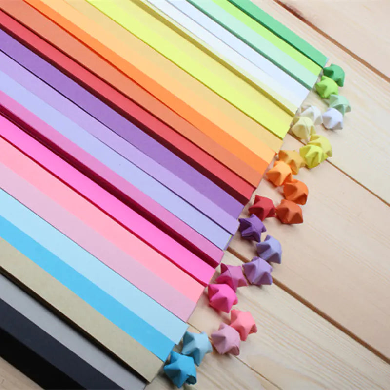 30 Colors Star Paper Strips for Lucky Origami Stars