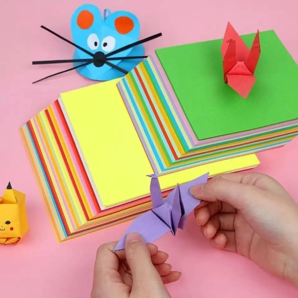 70g Quality Colored Origami Paper for Kids Crafts
