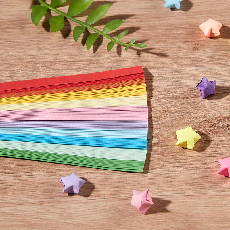 30 Colors Star Paper Strips for Lucky Origami Stars