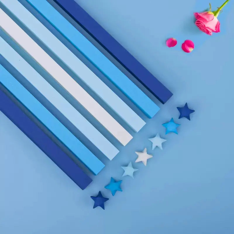30 Colors Star Paper Strips for Lucky Origami Stars